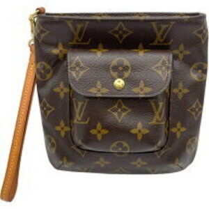 Louis Vuitton Partition Brown Monogram Clutch Bag